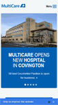 Mobile Screenshot of multicare.org